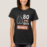 Funny 80th Birthday Shirt Gag Gift Downhill Humor<br><div class="desc">Funny 80th Birthday Shirt Gag Gift Downhill Humor</div>