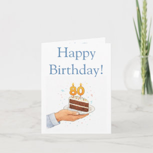 Funny 80th card