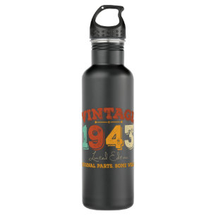 Funny 82 Year Old 1943 Vintage 82nd Birthday Gift 710 Ml Water Bottle
