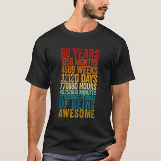 Funny 88Th Birthday Shirt Old Metre Funny 88 Year