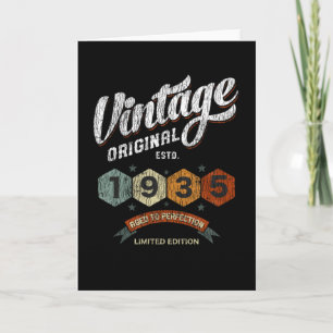 Funny 90 Year Old 1935 Vintage 90th Birthday Gift Card