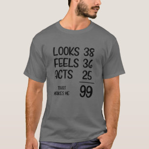 Funny 99Th Birthday 99 Years Old Born In 1923 T-Shirt