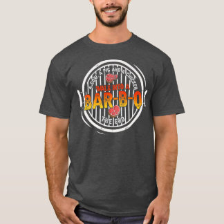Funny A Cow A Pig And A Chicken Walk Into A Bar-B- T-Shirt