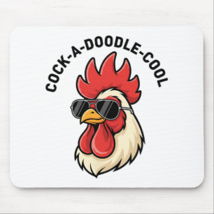 Funny A Doodle Cool Chicken Lover Pun Mouse Pad