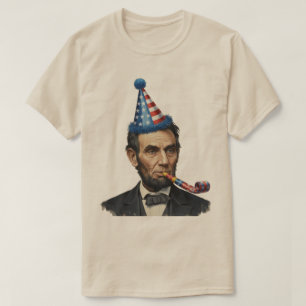 Funny Abraham Lincoln Party Celebration  T-Shirt