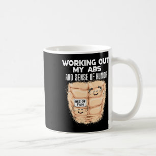 Funny Abs Exercise Muscle Building Bodybuilding 1 Coffee Mug