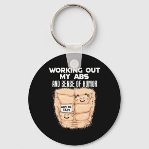 Funny Abs Exercise Muscle Building Bodybuilding 1  Key Ring