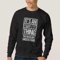 Funny Abyssinian Mum Dad Quote Cat