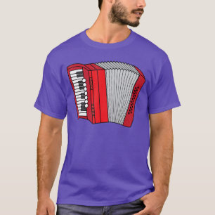 Funny Accordion Music Musical Polka friend girl T-Shirt