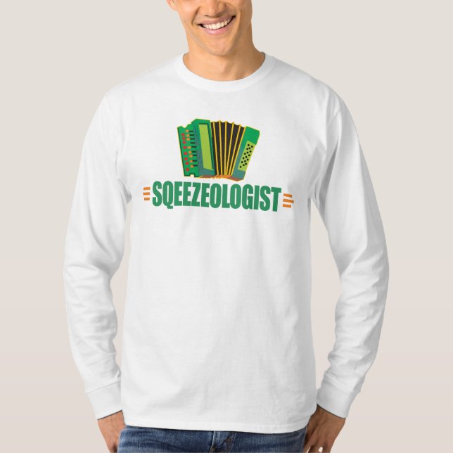 Funny Accordion Music T-Shirt (Front)