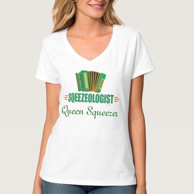 Funny Accordion T-Shirt (Front)
