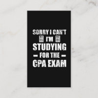 Funny Accountant CPA Exam Studying Accounting