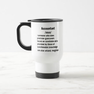 Funny Accountant Definition gifts for men women Travel Mug