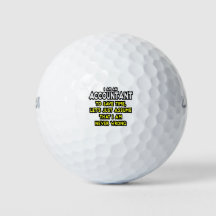 Funny Accountant Gift Ideas Golf Balls