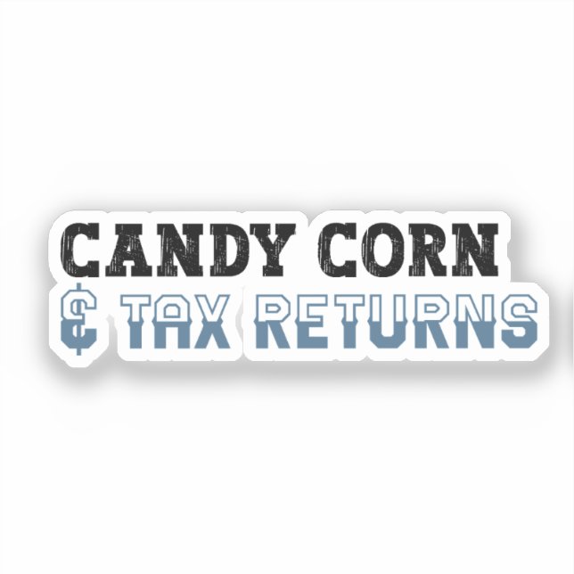Funny Accountant Halloween - Candy Corn (Front)
