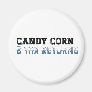 Funny Accountant Halloween - Candy Corn Magnet