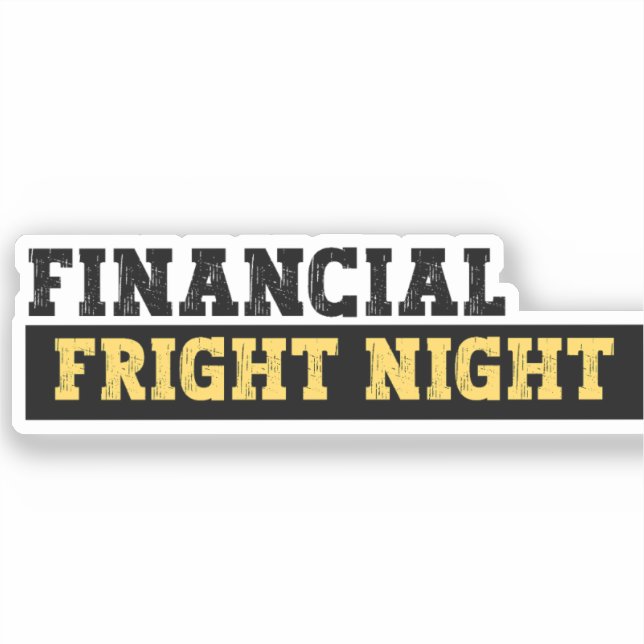 Funny Accountant Halloween -Financial Fright Night (Front)