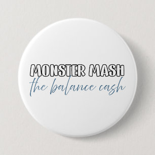 Funny Accountant Halloween - Monster Mash 7.5 Cm Round Badge