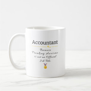 Funny Accountant Job Title Coffee Mug