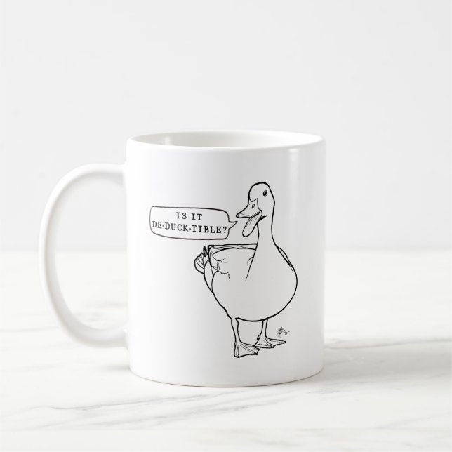 Funny Accountant Tax Coffee Mug (Left)