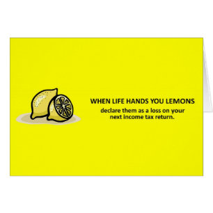 Funny Accounting Income Tax Advice