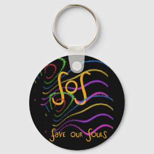 Funny Acronyms- SOS Key Ring