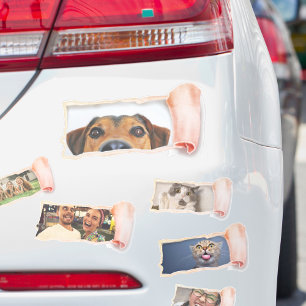 Funny Add Your Own Photo Custom-Cut Vinyl Sticker