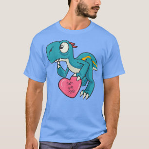 Funny ADHD Blue Dinosaur  T-Shirt