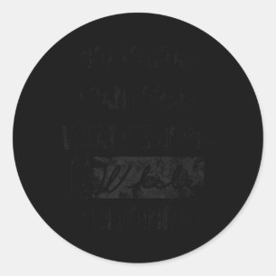 Funny Adhd Brain _ Cool Humour Sarcastic Quote Classic Round Sticker