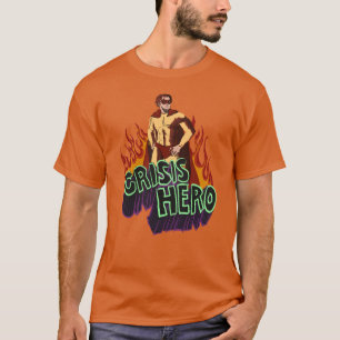 Funny ADHD Crisis Hero Chaos Energy Retro Comic  T T-Shirt
