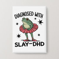 Funny ADHD Frog Neurodivergent Meme Y2K Frogcore 