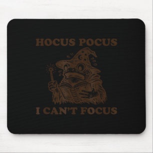 Funny adhd frog wizard - i can't focus  mouse pad