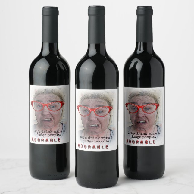 Funny Adorable Wine Labels! Label (Bottles)