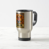 Funny ADR Trucker Thermos Mug | Explosive Temper