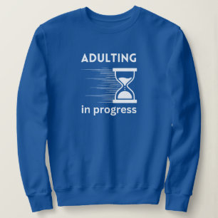 Funny Adult 18th Birthday Gift idea Adulting Shirt
