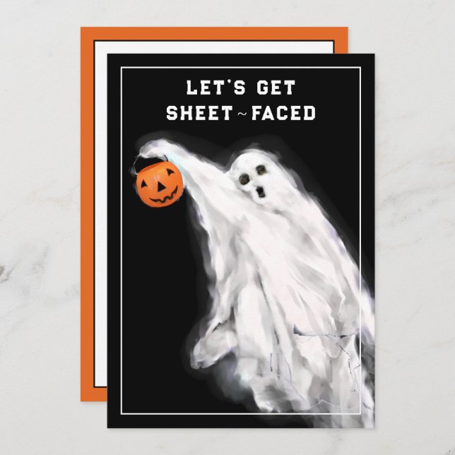 Funny Adult Halloween Card (Front/Back)