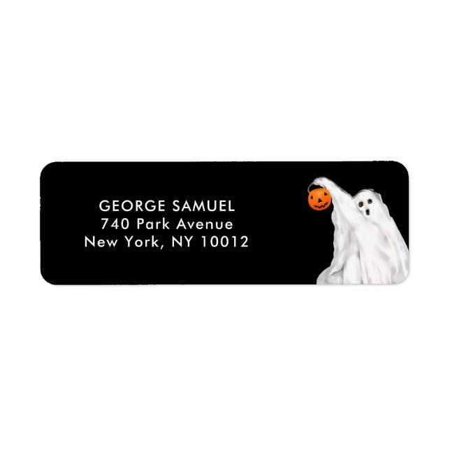 Funny Adult Halloween Hilarious Ghost  (Front)
