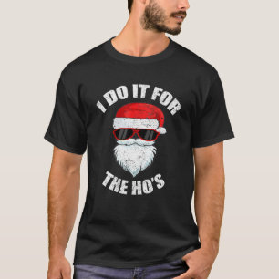 Funny Adult Naughty Christmas Dirty Pajama Ho Pj M T-Shirt