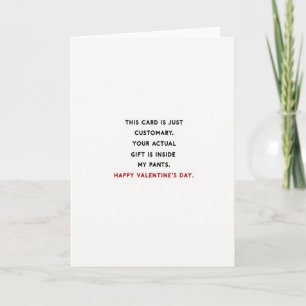 Funny Adult Valentines Gift Card