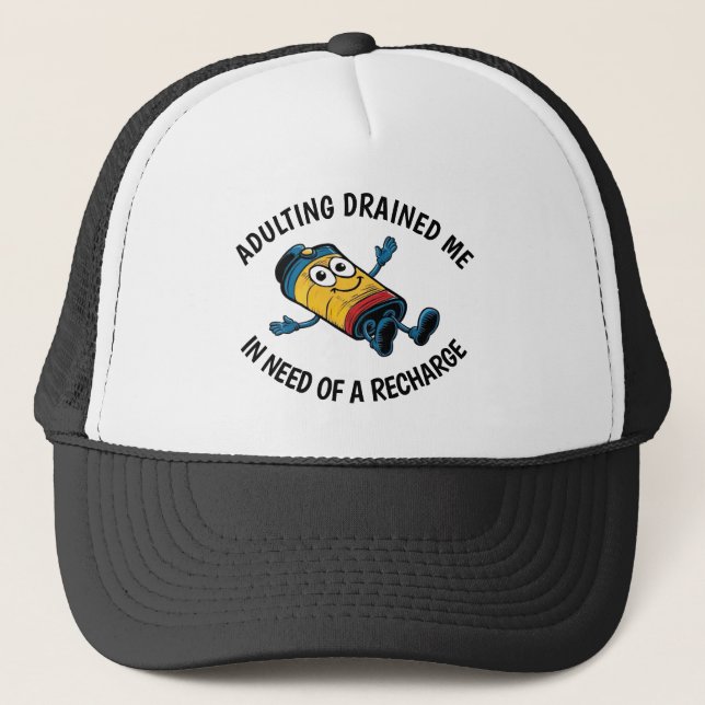 Funny Adulting Struggle Hat (Front)