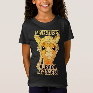 Funny Adventure Rustic Alpaca T-Shirt
