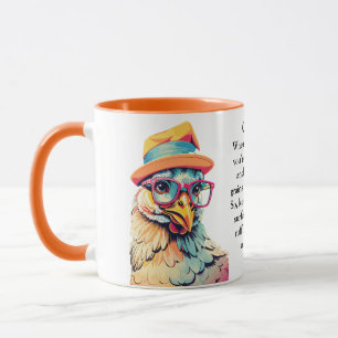 Funny Advice From A Chicken Mug