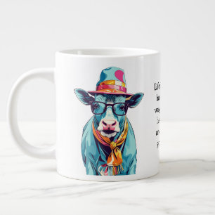 Funny Advice From A Cow Large Coffee Mug
