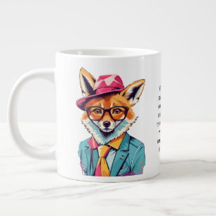 Funny Advice From A Fox Large Coffee Mug