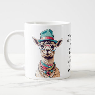 Funny Advice From A Llama Large Coffee Mug