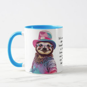Funny Advice From A Sloth Mug