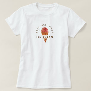 Funny Aesthetic Ice Cream Lover Quote  T-Shirt