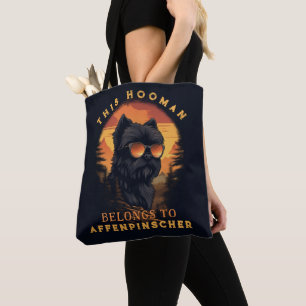 Funny Affenpinscher Dog Parent Tote Bag