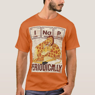Funny Africa Animal I Nap Periodically PJ Napping  T-Shirt