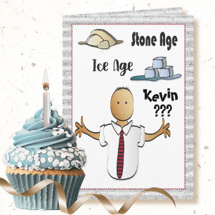Funny African American Man Cartoon Birthday    Card